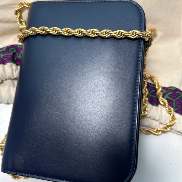 Tory Burch Small Eleanor Convertible Leather Shoulder Bag AUTHENTIC - Picture 5 of 10